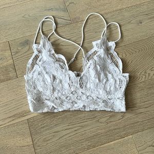 EUC Free People One Adella Bralette White XS
